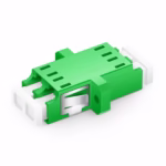 Duplex LC-APC Adapter green оптичен адаптер за прецизно съединяване на LC/APC конектори с ниски загуби