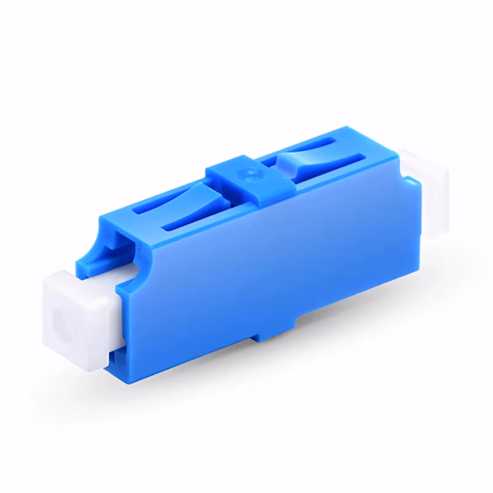 Adapter simplex LC/PC - LC/PC, оптичен адаптер за FTTH връзки Adapter simplex LC/PC - LC/PC за надеждно свързване на оптични конектори в FTTH и fiber мрежи