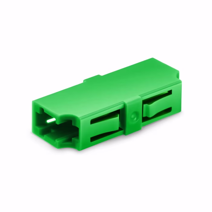 Adapter simplex LC/APC-LC/APC за оптичен пач корд и мрежова свързаност