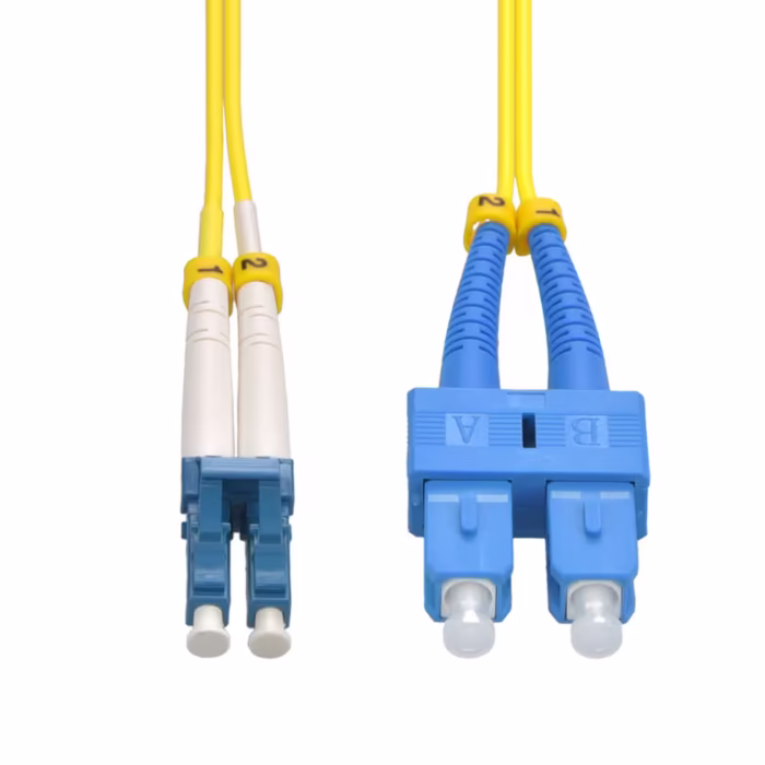 LC-UPC/SC-UPC duplex 2m дуплексен оптичен кабел с конектори за прецизен сигнал