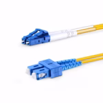 Едномодов оптичен пач кабел LC-PC/SC-PC duplex 3m с ниски загуби на сигнал