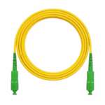 Зелен оптичен patch cord SC-APC/SC-APC 5 метра за fiber optic мрежи