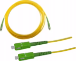 Зелен оптичен patch cord SC-APC/SC-APC 5 метра за fiber optic мрежи