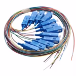 fiber optic pigtail sc pc 12 core bundle Пигтейл връзка 12 броя SC/PC 1.00m