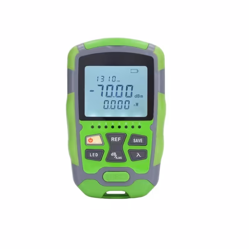 A-M50 Optical Power Meter за измерване на оптична мощност A-M50 Optical Power Meter тестер за диагностика на оптични влакна, пач корди и FTTH трасета