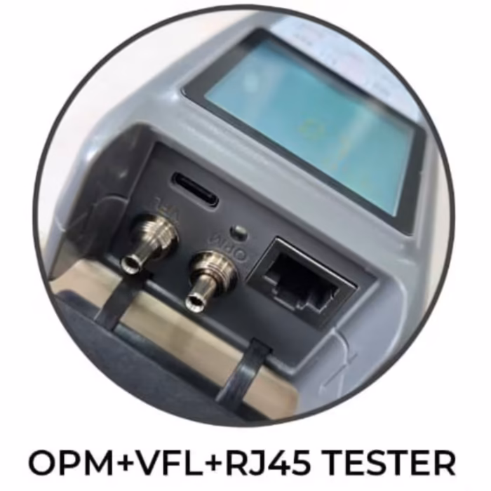 CORE ATP-720 optical power meter с дисплей, VFL функция и RJ45 порт за теренна диагностика