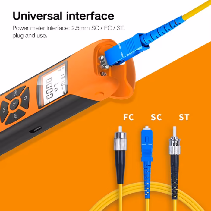 G1050 оптичен power meter за работа с ODF шкафове, сплитери и абонатски fiber optic линии