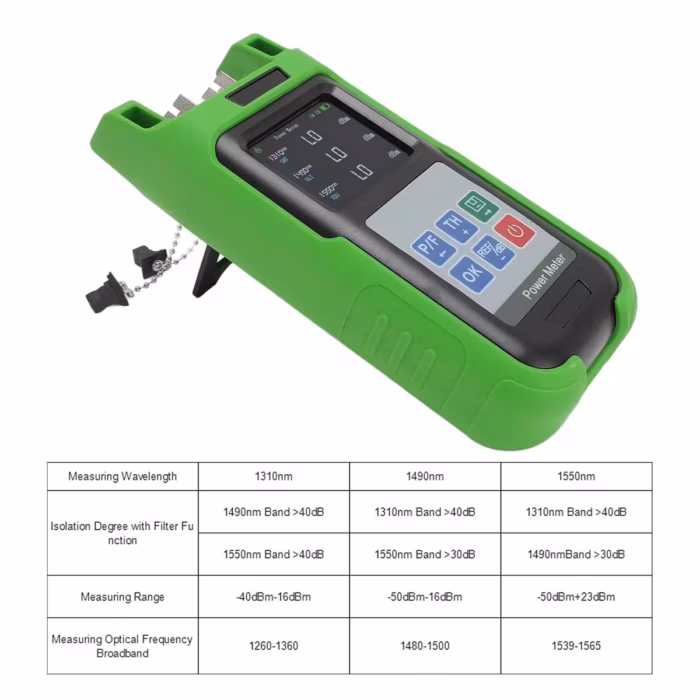 PON Power Meter VS-PON-35-SC-UPC измервателен инструмент за FTTH монтажници и интернет доставчици