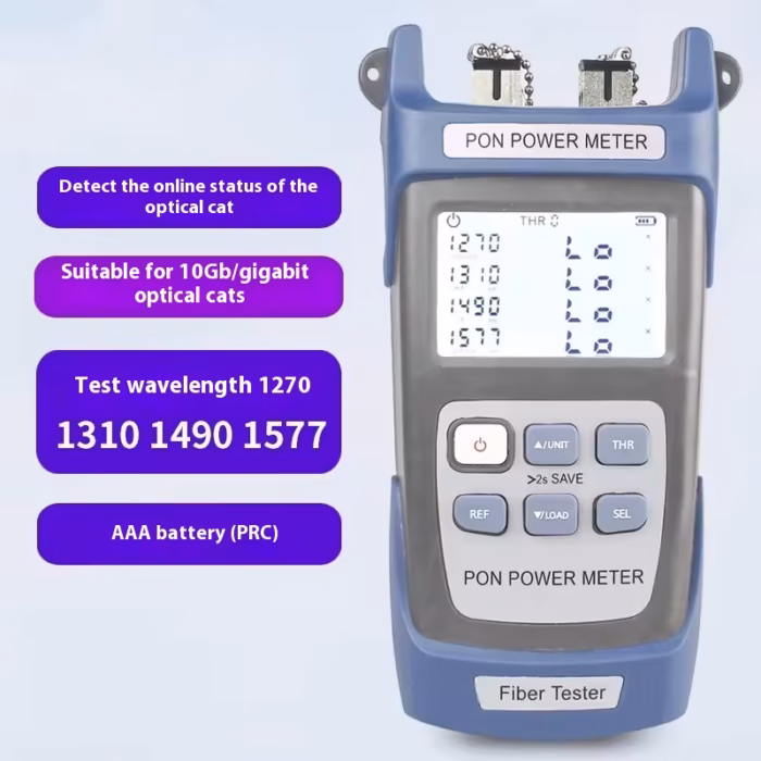 PON Power Meter EPON 10GEPON XGPON измервателен инструмент за сервиз на оптични абонатски линии