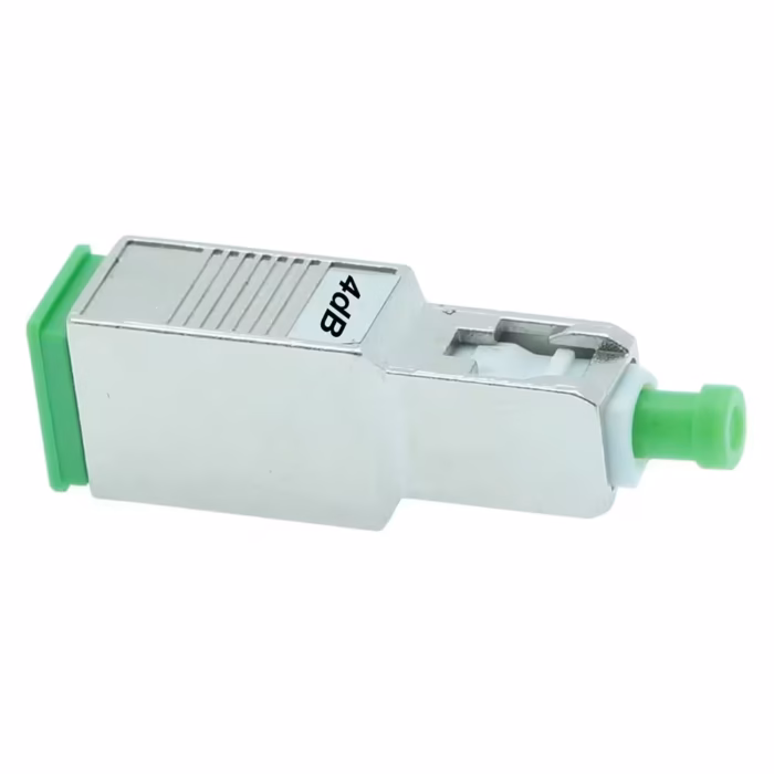 Оптичен затихвател SC/APC 4dB SC APC attenuator за абонатски FTTH точки и оптични приемници
