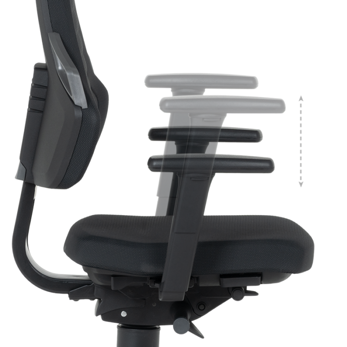 Индустриален ергономичен стол BIMOS NEXXIT 3 - 9031 - черен - Image 14