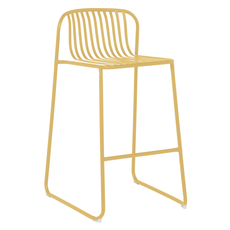 ketyring-bar-stol-kisi-jylt Кетъринг бар стол KISI - жълт - Image 1