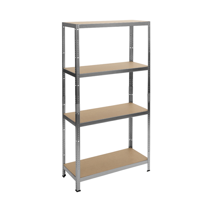Метален стелаж Carmen CR-1011 - 160х80х40  см, до 100 кг на рафт - цинк - Image 2