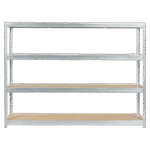 Метален стелаж MEGA 177x240x45 см, до 450 кг на рафт - цинк - Image 2