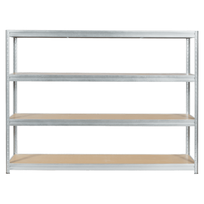Метален стелаж MEGA 177x240x45 см, до 450 кг на рафт - цинк - Image 2