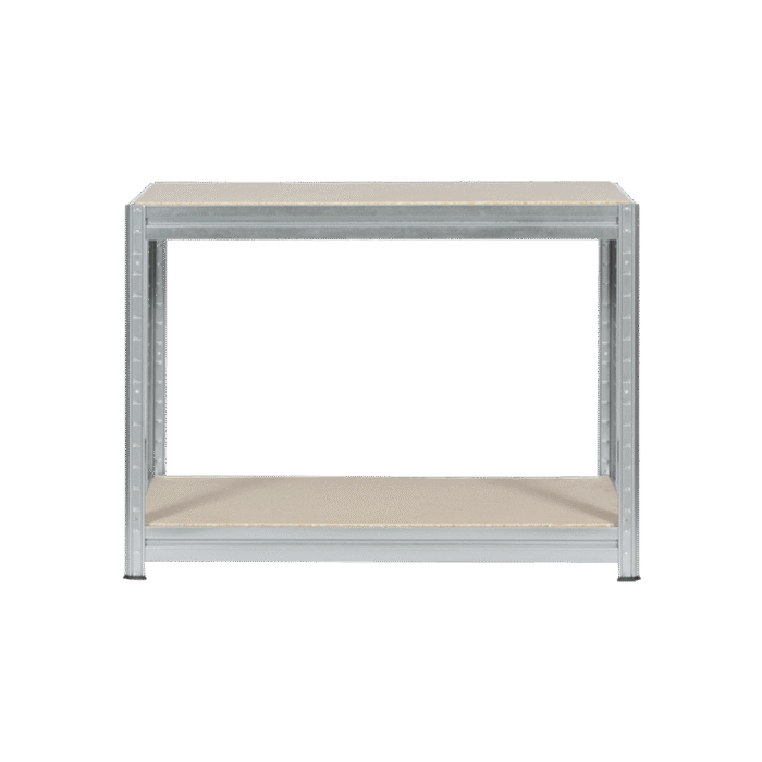 Метален стелаж MEGA 87x160x60 см, до 600 кг на рафт - цинк - Image 2