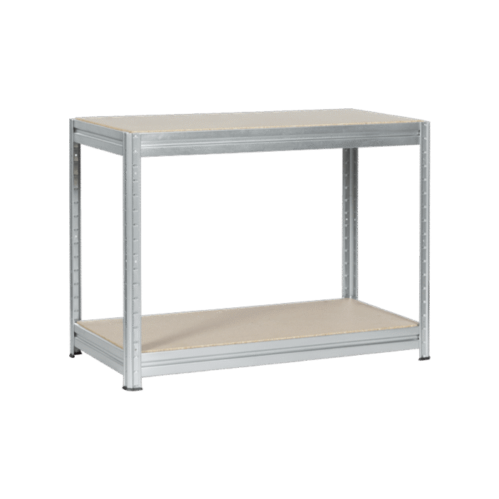Метален стелаж MEGA 87x160x60 см, до 600 кг на рафт - цинк - Image 3