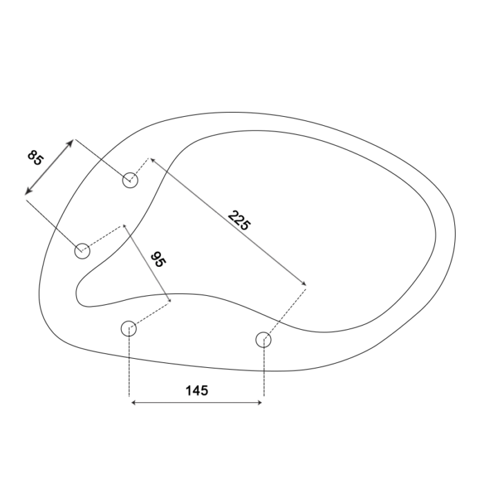 Подлакътник за офис стол 7510 + 7530 + 7525 - ляв - Image 3
