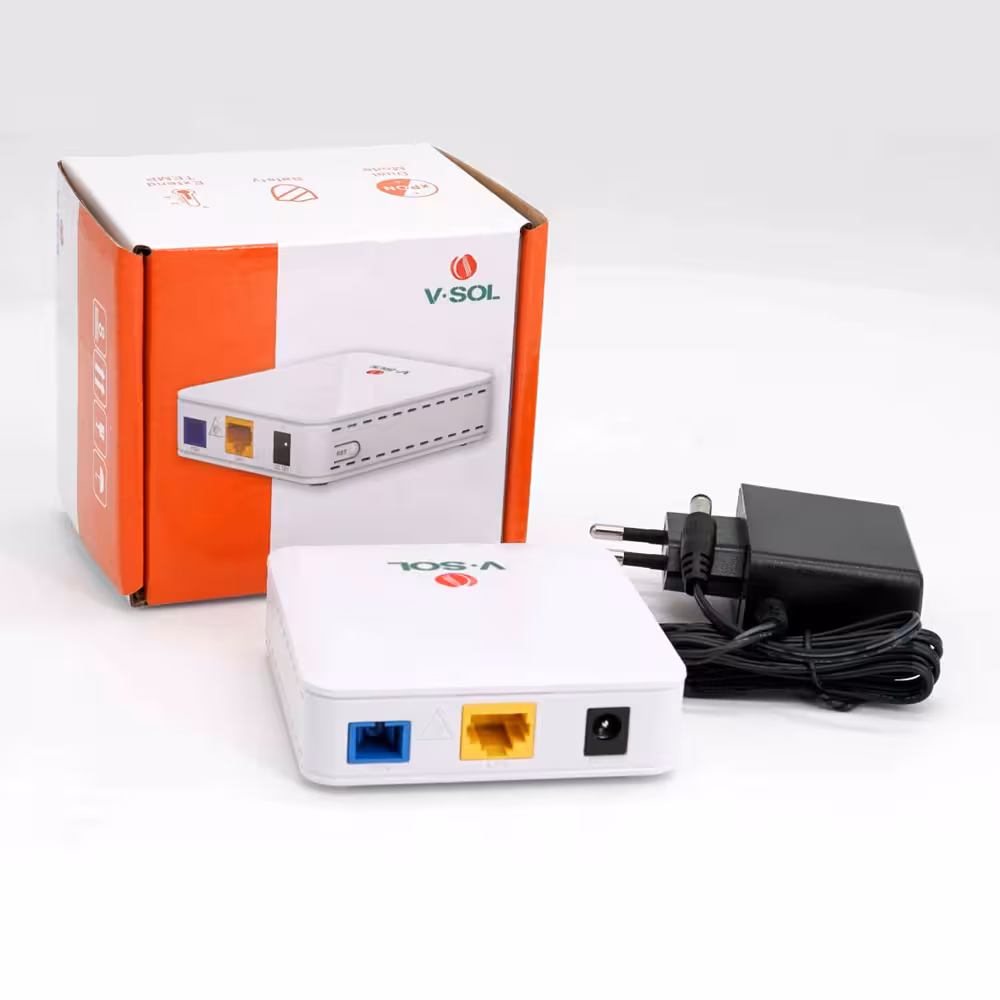 xPON 1GE V2801SG SC UPC, ONU терминал за FTTH интернет xPON 1GE V2801SG SC UPC ONU, оптичен терминал за FTTH и гигабитов Ethernet порт
