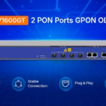 GPON OLT 2 port V1600GT compact OLT устройство за управление на ONU клиенти през оптична линия