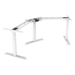 Повдигаща рамка за регулируемо ъглово бюро Carmen CR-223 C - бяла - Image 2