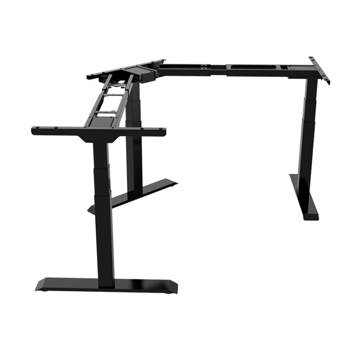 Повдигаща рамка за регулируемо ъглово бюро Carmen CR-223 C - черна - Image 2