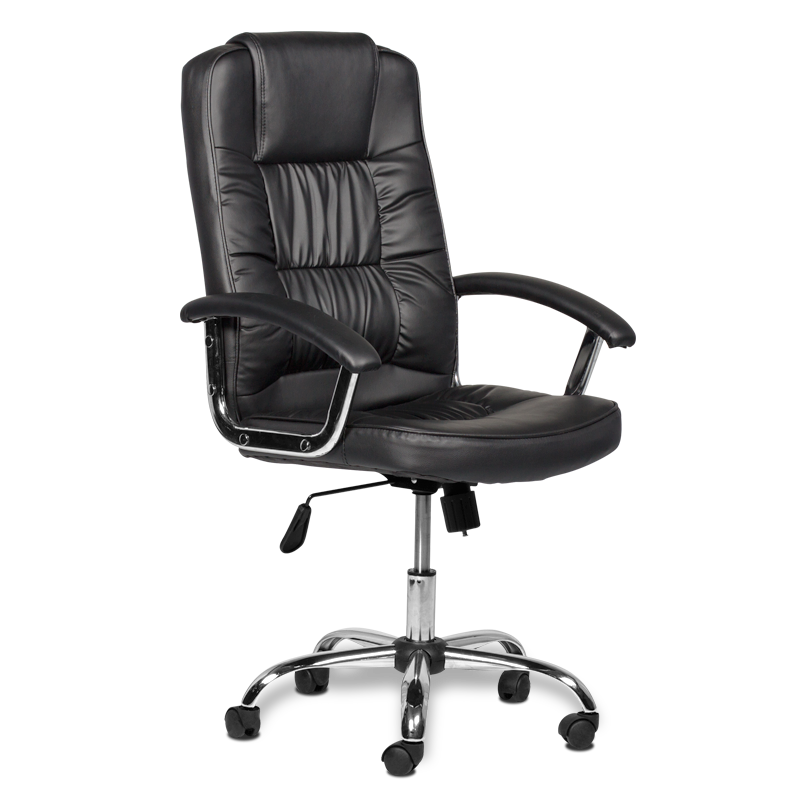 prezidentski-ofis-stol-carmen-6081-cheren-1-1 Президентски офис стол Carmen 6081 - черен - Image 1