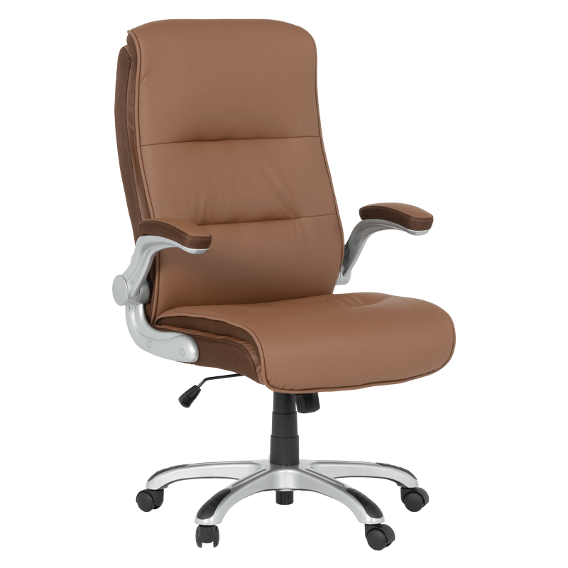 prezidentski-ofis-stol-carmen-6106-kafjav-12 Президентски офис стол Carmen 6106 - кафяв - Image 1
