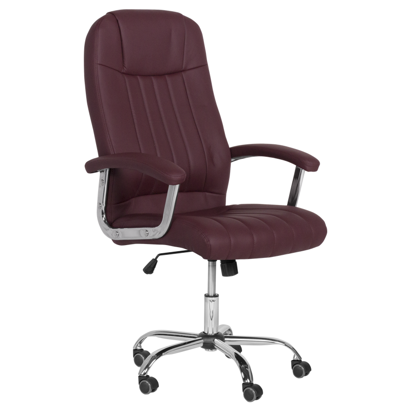 prezidentski-ofis-stol-carmen-6181-bordo-1-4 Президентски офис стол Carmen 6181 - бордо - Image 1