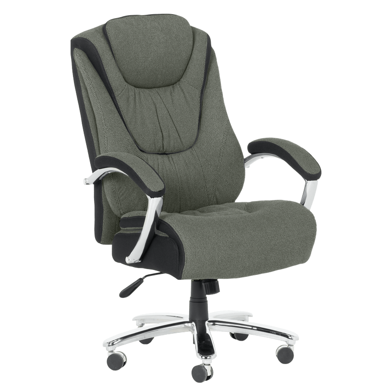 prezidentski-ofis-stol-carmen-6201-tymnosiv-4 Президентски офис стол Carmen 6201 - тъмносив - Image 1