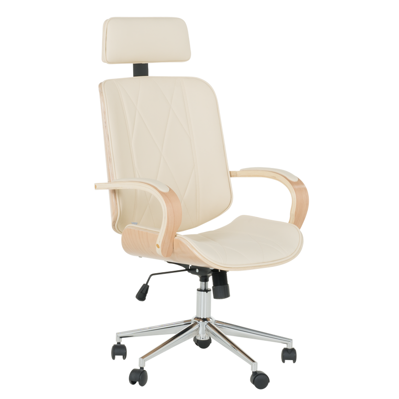 prezidentski-ofis-stol-carmen-6404-buk-krem-5 Президентски офис стол Carmen 6404 - бук-крем - Image 1