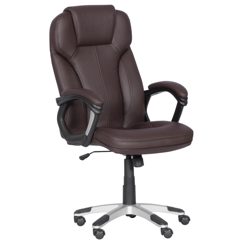 prezidentski-ofis-stol-carmen-6514-tymnokafjav-15 Президентски офис стол Carmen 6514 - тъмнокафяв - Image 1