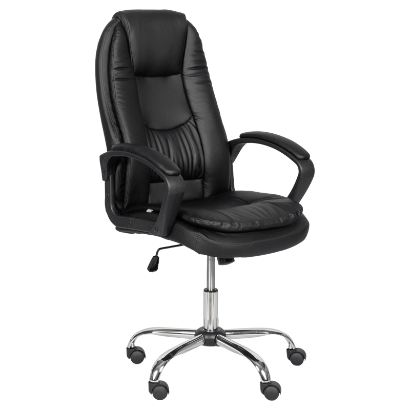 prezidentski-ofis-stol-carmen-6682-1-lux-cheren-5 Президентски офис стол Carmen 6682-1 LUX - черен - Image 1