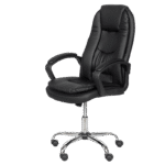 Президентски офис стол Carmen 6682-1 LUX - черен - Image 3