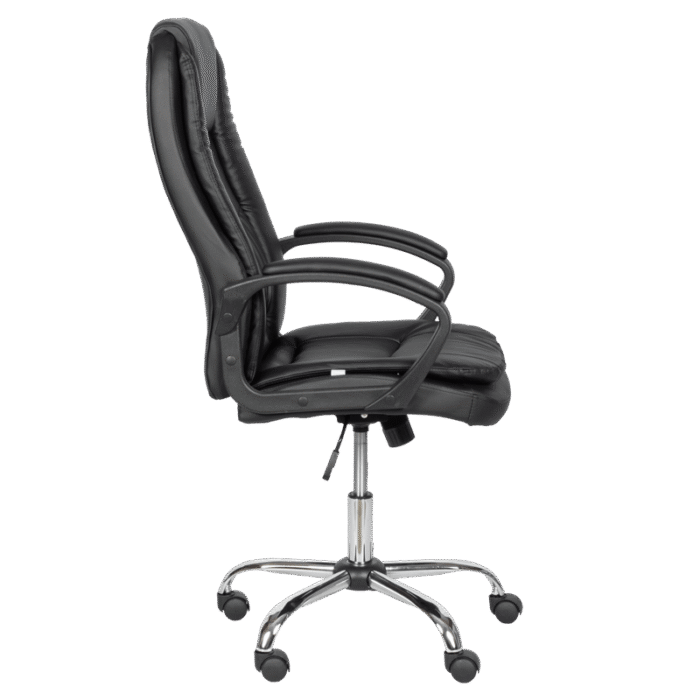Президентски офис стол Carmen 6682-1 LUX - черен - Image 4