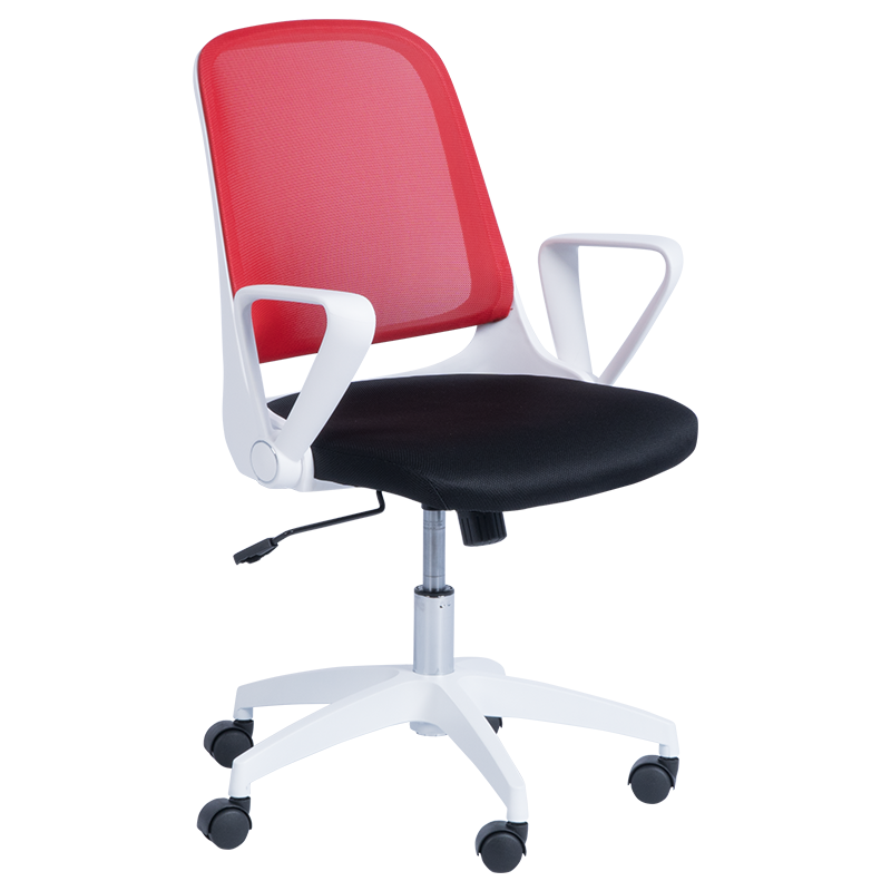 raboten-ofis-stol-carmen-7033-cherveno-cheren-12 Работен стол Carmen 7033 - червено - черен - Image 1