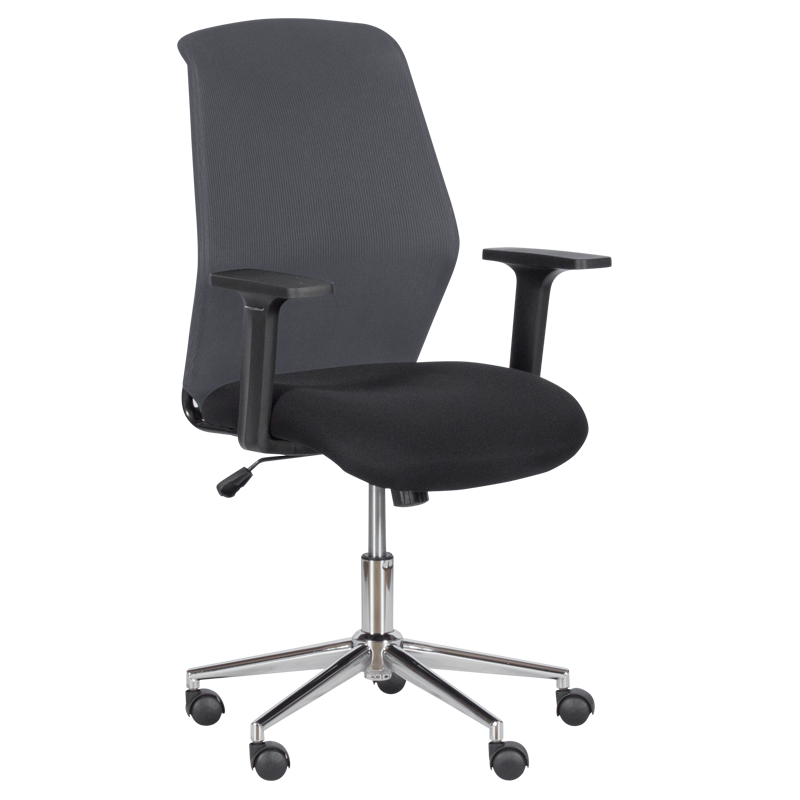 raboten-ofis-stol-carmen-7047-1-siv-cheren Работен офис стол Carmen 7047-1 - сив-черен - Image 1