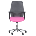 Работен офис стол Carmen 7047-1 - сив-розов - Image 2