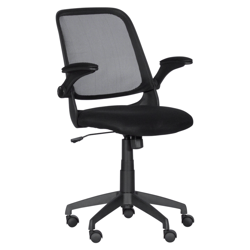 raboten-ofis-stol-carmen-7048-cheren Работен офис стол Carmen 7048 - черен - Image 1