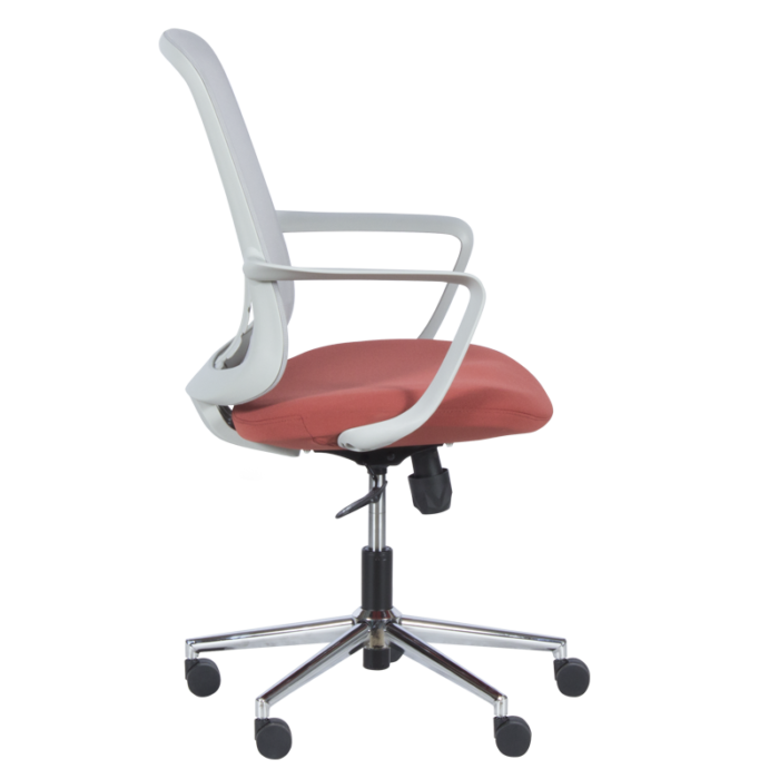 Работен офис стол Carmen 7063 - сив-червен - Image 4
