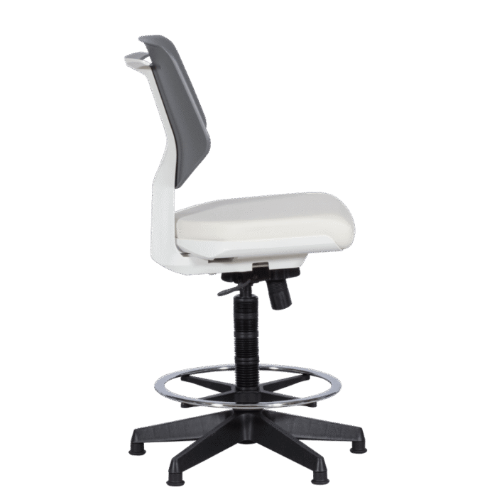 Работен офис стол LAB - бял AS - Image 5