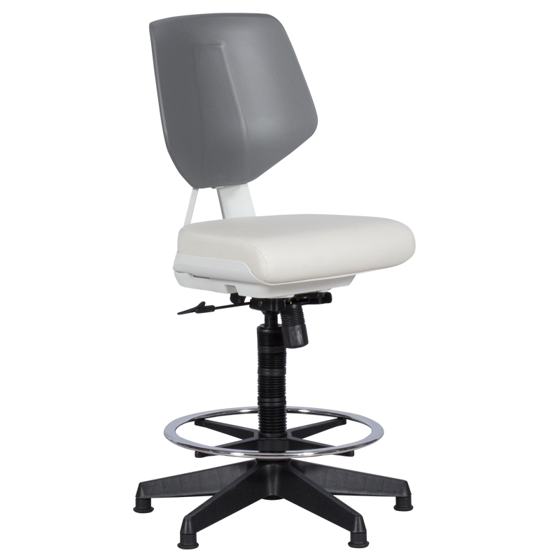 raboten-ofis-stol-lab-bjal-as-6 Работен офис стол LAB - бял AS - Image 1
