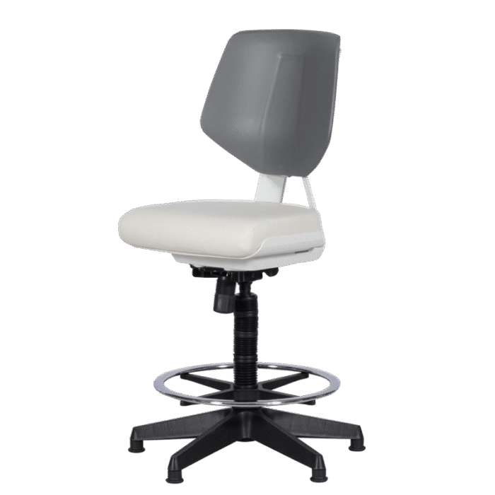 Работен офис стол LAB - бял AS - Image 3