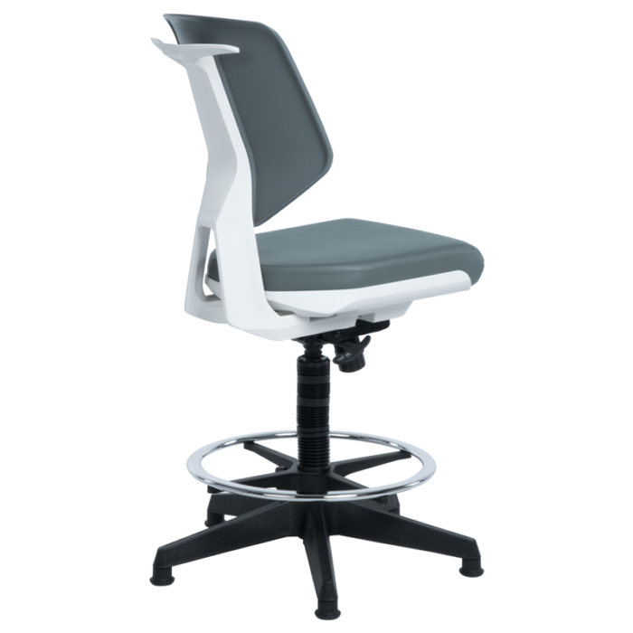 Работен офис стол LAB - сив AS - Image 4