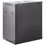 Шкаф 15U 600x450 стоящ 19 инчов шкаф за суичове, пач панели, NVR устройства и слаботокови системи