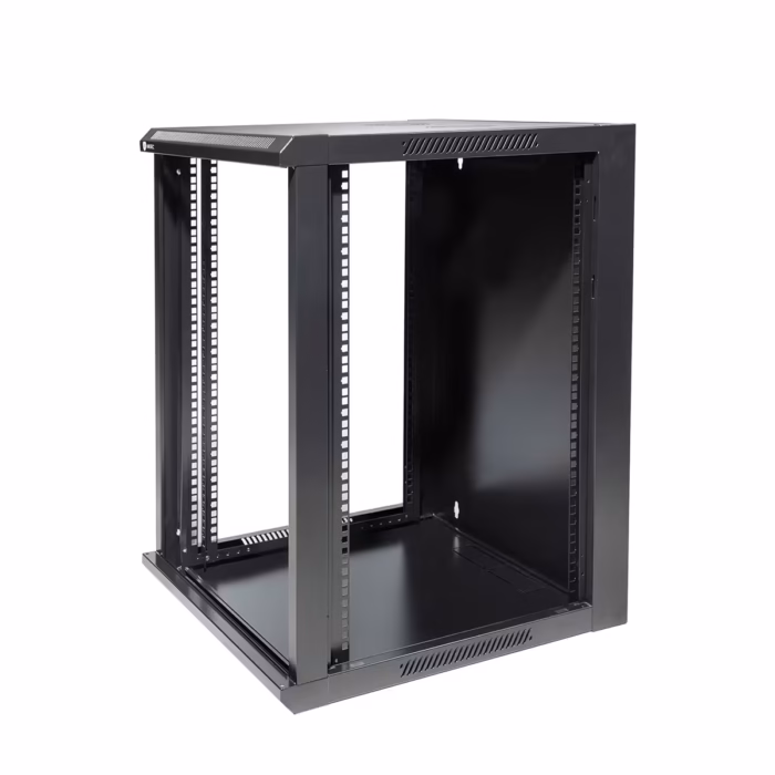 Шкаф 15U 600x600 стоящ комуникационен шкаф за техника, която изисква повече вътрешно пространство