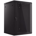 Шкаф 18U 600x600 стоящ 19 инчов шкаф с просторна вътрешна зона за техника и кабели