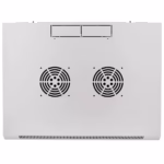 Шкаф 9U 600х450 RAL7035 светлосив стенен шкаф за защитен монтаж на комуникационна техника