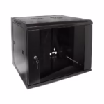Комуникационен Шкаф 9U 600х450 19 инчов шкаф за суичове, пач панели и NVR рекордер