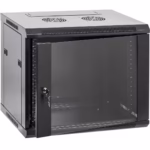 Комуникационен Шкаф 9U 600х600 19 инчов шкаф за суичове, пач панели, рутери и NVR устройства